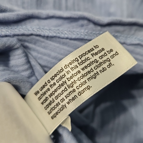 NWOT Eddie Bauer Raw Edge Blue Tank Top XS - Picture 5 of 9